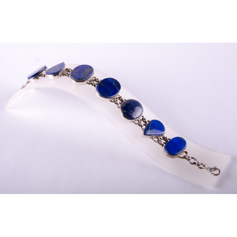 Bracelet argent Lapis Lazuli